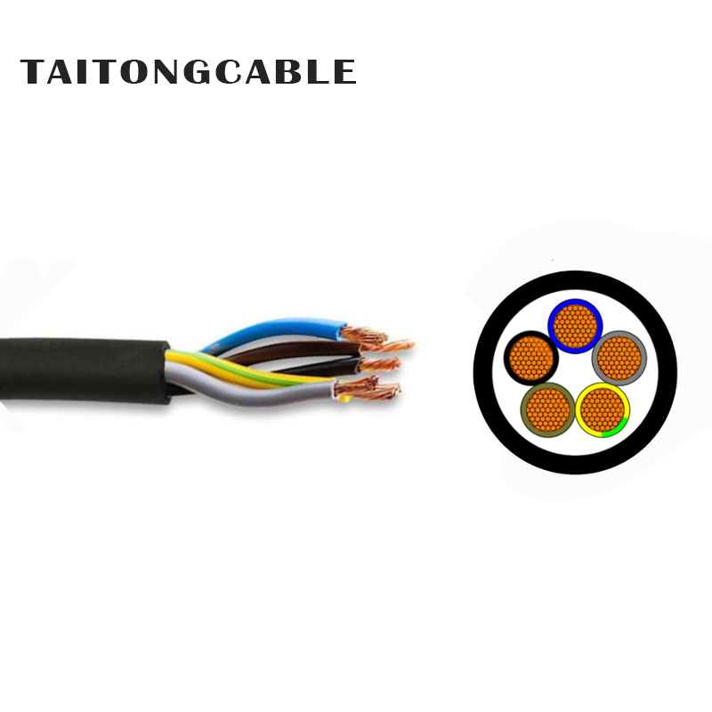 کم وولٹیج 2‑5‑کور کاپر کنڈکٹر XLPE موصل PVC شیتھڈ غیر مسلح پاور کیبلز
